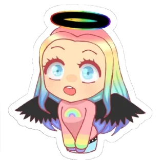 😮 emoji Улька и её моделька👻🦊 Telegram sticker 15 of 15