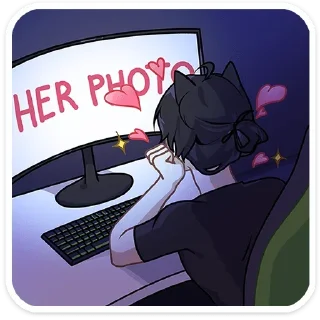 🥰 emoji Рен от @k1len_64 Telegram sticker 16 of 64