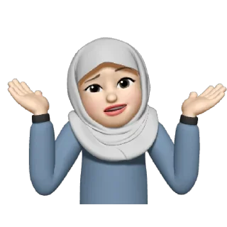 🤚 emoji Muslima (insta: shimbayskie) Telegram sticker 8 of 38