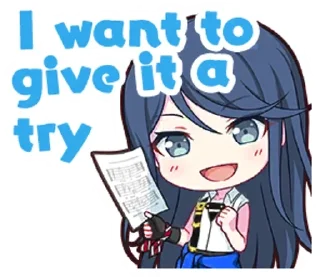 🕸 emoji `` 𝘐𝘤𝘩𝘪𝘬𝘢 𝘏𝘰𝘴𝘩𝘪𝘯𝘰 . Telegram sticker 9 of 45