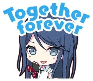 🕸 emoji `` 𝘐𝘤𝘩𝘪𝘬𝘢 𝘏𝘰𝘴𝘩𝘪𝘯𝘰 . Telegram sticker 7 of 45