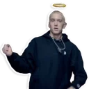 😇 emoji eminem Telegram sticker 21 of 33