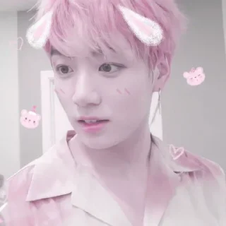 🥺 emoji чонгук омега @yaeblanja @Stikery4bot - Создай свои стикеры Telegram sticker 17 of 20