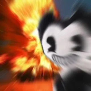 🌟 emoji ⚫ Bendy | @Earth138 ⚫ Telegram sticker 8 of 50