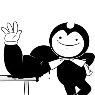 💪 emoji Bendy And the ink machine Telegram sticker 11 of 25
