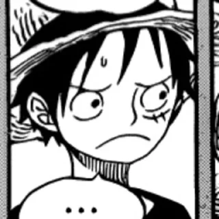Sticker from Luffy