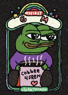 Sticker from GM, FRENS