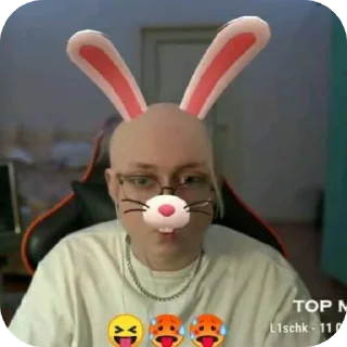 👂 emoji Дрейк эщкере Telegram sticker 16 of 16