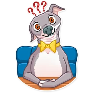❓ emoji Kermit The Dog Telegram sticker 19 of 35