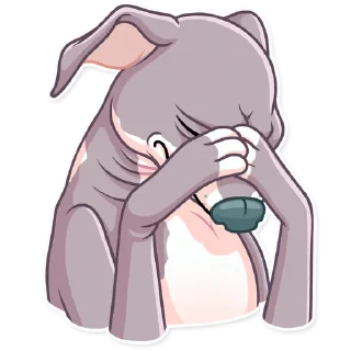🤦‍♂️ emoji Kermit The Dog Telegram sticker 13 of 35