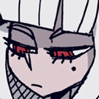 😑 emoji Helltaker Telegram sticker 10 of 60
