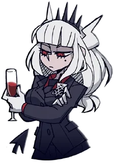 🤨 emoji Helltaker Telegram sticker 2 of 50