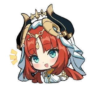 🌊 emoji Genshin impact Nilou @T11yvat Telegram sticker 4 of 13