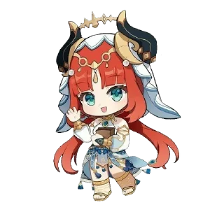 🌊 emoji Genshin impact Nilou @T11yvat Telegram sticker 8 of 13