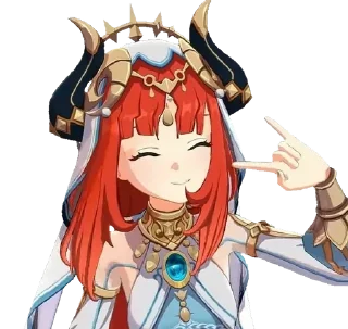 🌊 emoji Genshin impact Nilou @T11yvat Telegram sticker 10 of 13
