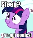 💤 emoji MLP Telegram sticker 6 of 34