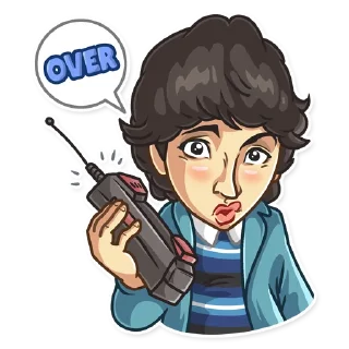 👋 emoji Stranger Things Telegram sticker 21 of 25