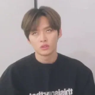 🙄 emoji Минхо🐈 Telegram sticker 5 of 8