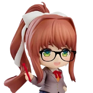 🍭 emoji Monika DokiDokiliteratureclub @Serebrealstik Telegram sticker 11 of 60