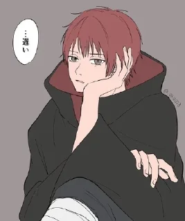 😰 emoji Сасори 💗✨ Telegram sticker 5 of 11