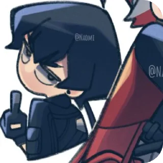 📖 emoji Скар и Ровер от @Kll1ON @Ctikerubot Telegram sticker 10 of 46