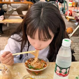 😂 emoji eating🇰🇷 Telegram sticker 8 of 14