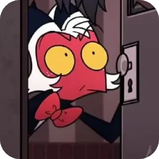 😳 emoji @HazbinStick Telegram sticker 16 of 38