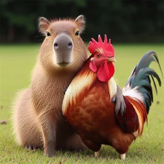 🐔 emoji Долина Капібар | capyland.net Telegram sticker 9 of 17