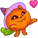 Sticker from Pumpkin Cat
