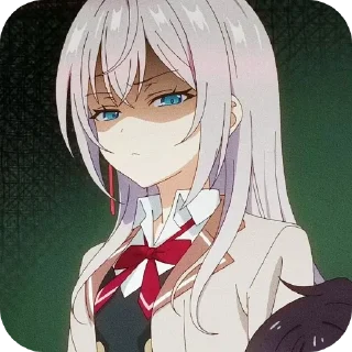 🤨 emoji Alya by vefeme Telegram sticker 22 of 52