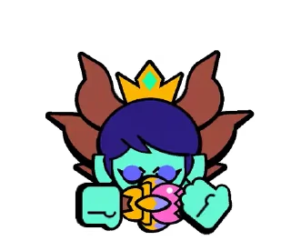 😶 emoji Mandy Pins @BrawlStarsStik Telegram sticker 22 of 23