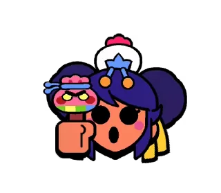😶 emoji Mandy Pins @BrawlStarsStik Telegram sticker 21 of 23