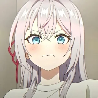 Sticker from Аля иногда кокентничает @anime_stickerr