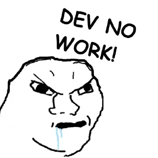 😡 emoji NFT Wojak Telegram sticker 6 of 14