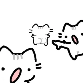 😱 emoji Doodle cat @anime4_arts Telegram sticker 12 of 56