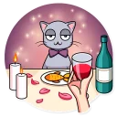 🍷 emoji Mia Catlady Telegram sticker 22 of 30