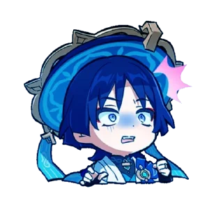 🐳 emoji ⊹‌ °   𝆺𝅥 ੮ɑʀ੮ɑⲙ૦υςⲏ૯  𓆪  𝆺𝅥 @genshin_st1ckers Telegram sticker 9 of 70