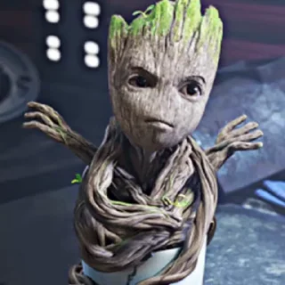 😛 emoji I am groot @Personallchannell Telegram sticker 13 of 47