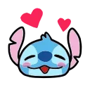 🥰 emoji Stitch and Angel @anime4_arts Telegram sticker 10 of 40