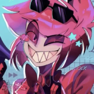 📻 emoji alastor-hazbin hotel | @Hazhell00 | ➡️ @Ctikerubot Telegram sticker 19 of 61
