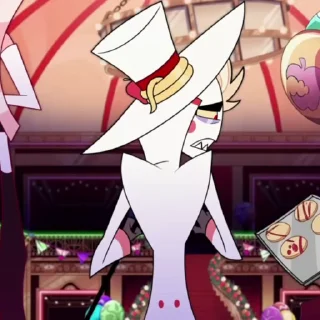 😳 emoji lucifer morninstar-hazbin hotel @Hazhell00 ➡️ @Ctikerubot Telegram sticker 18 of 59