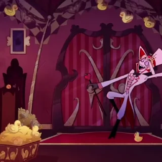 ❤️ emoji lucifer morninstar-hazbin hotel @Hazhell00 ➡️ @Ctikerubot Telegram sticker 14 of 59