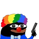 🔫 emoji Black Honka Telegram sticker 22 of 25