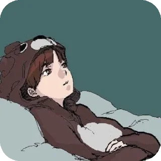 👄 emoji LAIN Telegram sticker 13 of 25