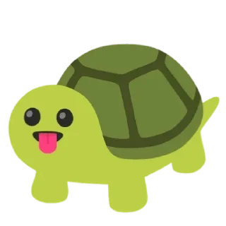 🐢 emoji Черепахи Telegram sticker 5 of 12