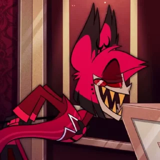 😁 emoji Alastor•@Hazhell00⁩ Telegram sticker 3 of 72