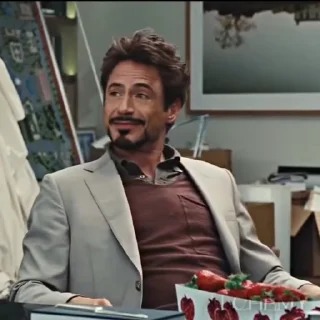 😁 emoji Tony Stark | by @walterincognito ➡️ @Ctikerubot Telegram sticker 3 of 45