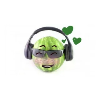 Sticker from На сцене диджей арбуз 🍉
