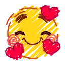 🥰 emoji Больше стиков тут: @stikery4 Telegram sticker 13 of 49