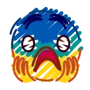 😨 emoji Больше стиков тут: @stikery4 Telegram sticker 10 of 49
